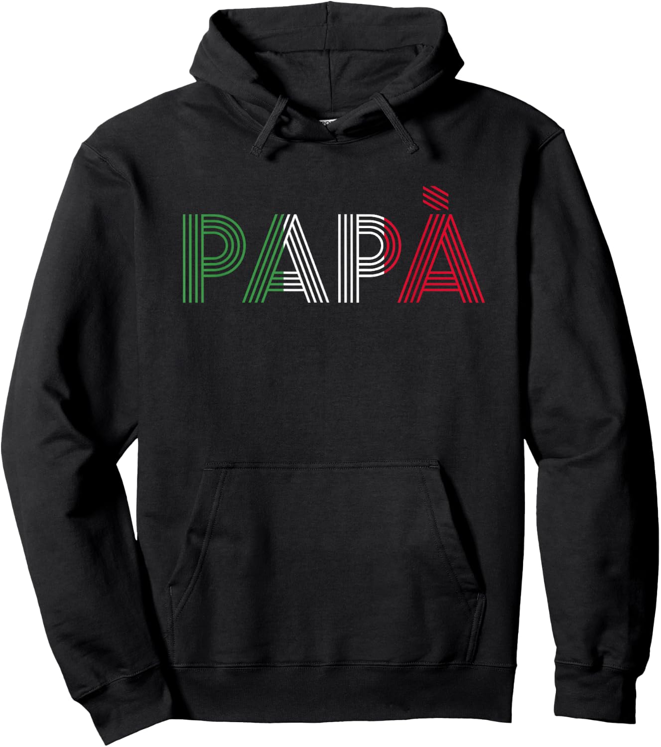 Dad Italian Family Roots Italy Home Country Papà Hoodie - Hoodie | Black