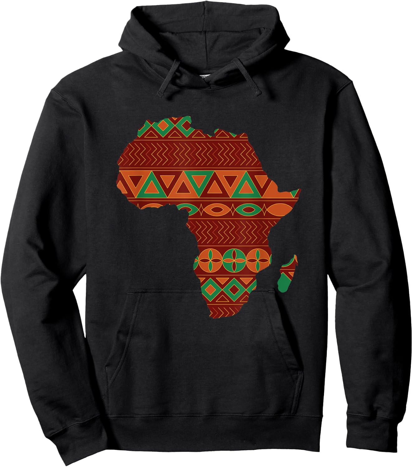 Proud Africa African Country Flags Continent Love Hoodie - Hoodie | Black