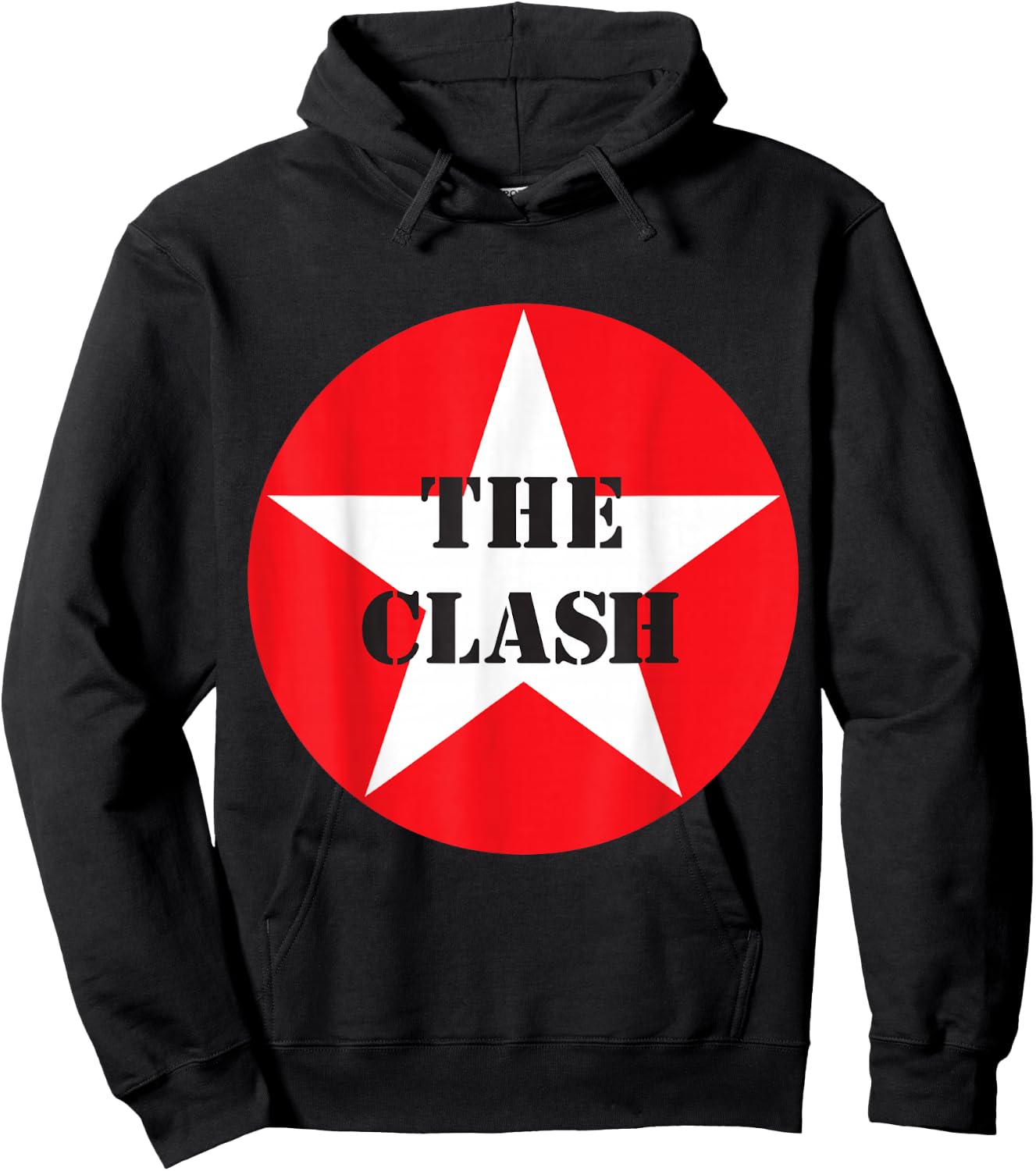The Clash - Circle Star Hoodie - Hoodie | Black