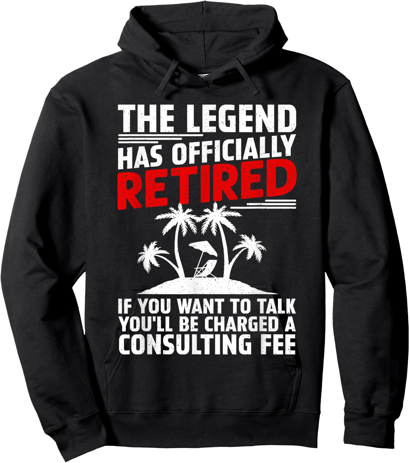 Funny Retired Design Women Retire Retired Retirement Hoodie - Hoodie | Black