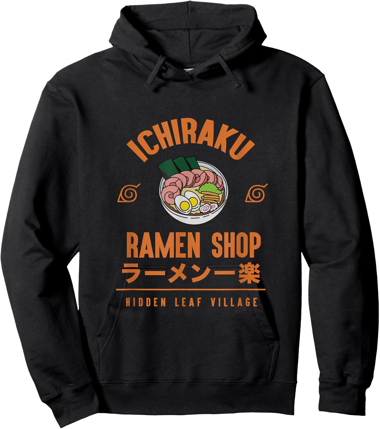 Naruto Shippuden Anime Cartoon Ramen Shop Small Hoodie - Hoodie | Black