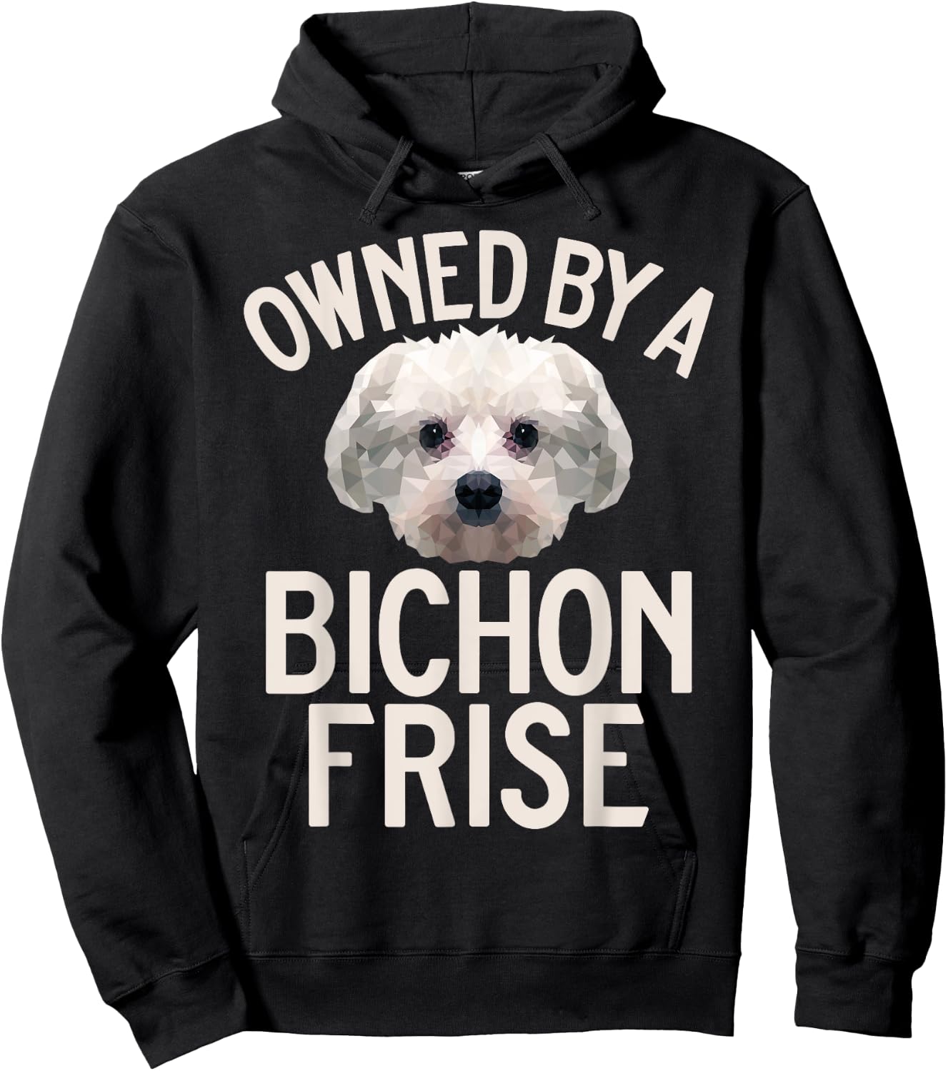 Owned by a Bichon Frise Hoodie - Hoodie | Black