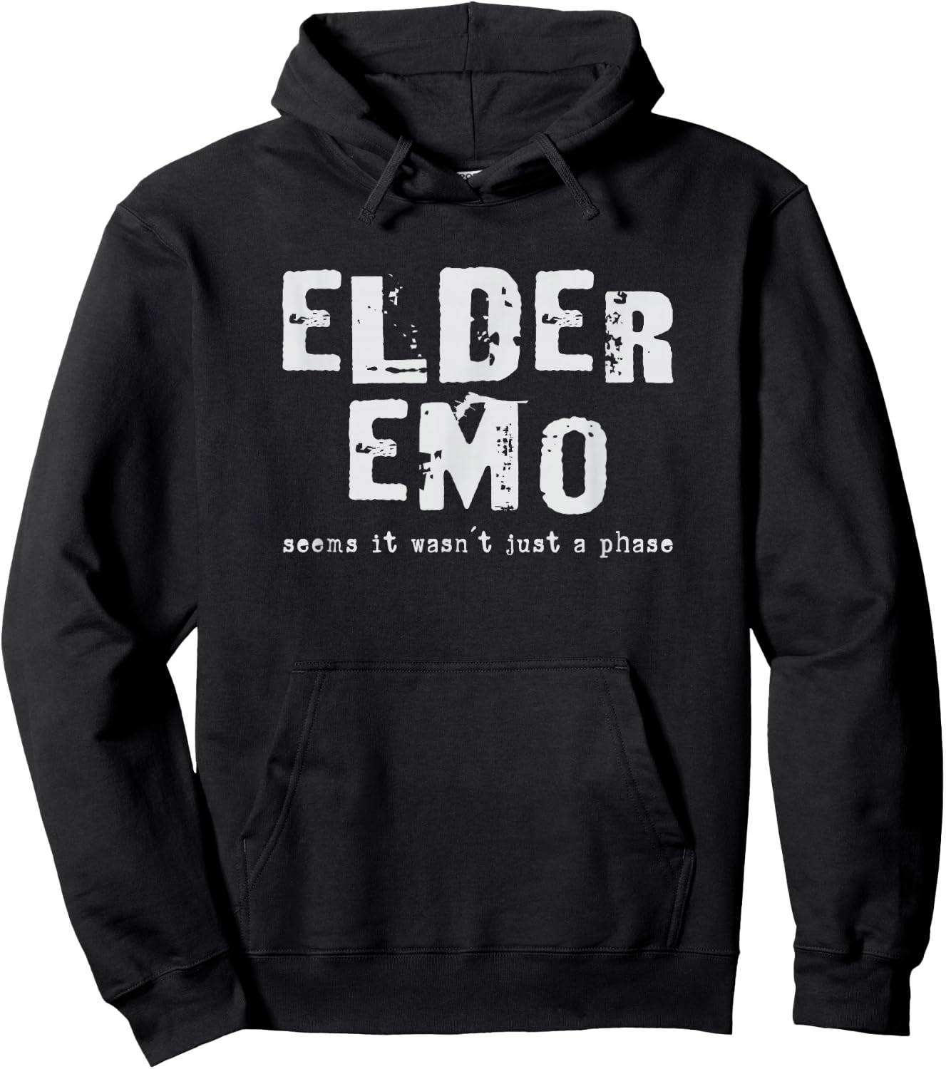 Designs Merch Punk Gothic Clothing Elder Emo , Men's -Adults Black Short Sleeve Modern Gothic Gothic , Small Hoodie - Hoodie | Black