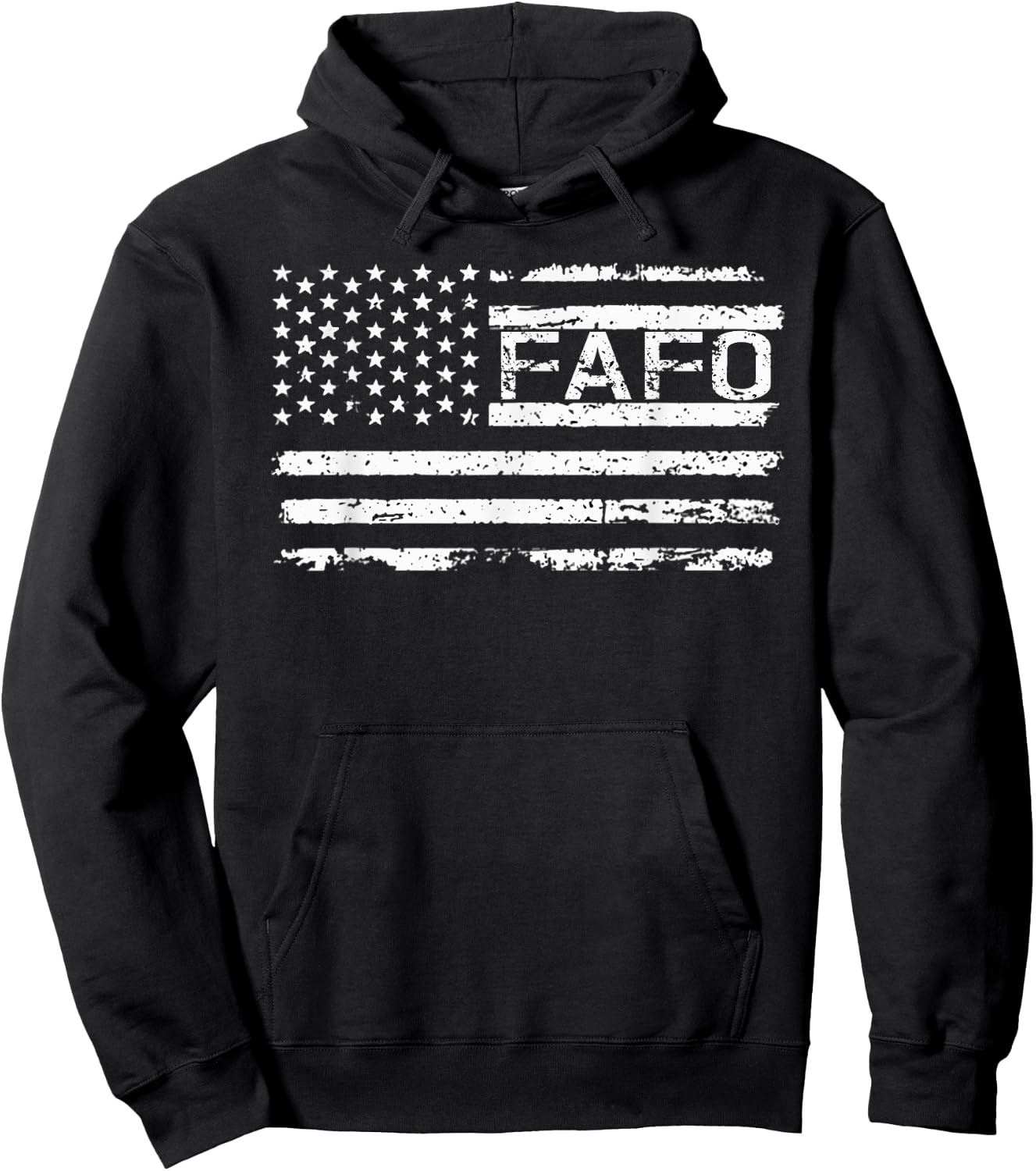 FAFO Flag Hoodie - Hoodie | Black