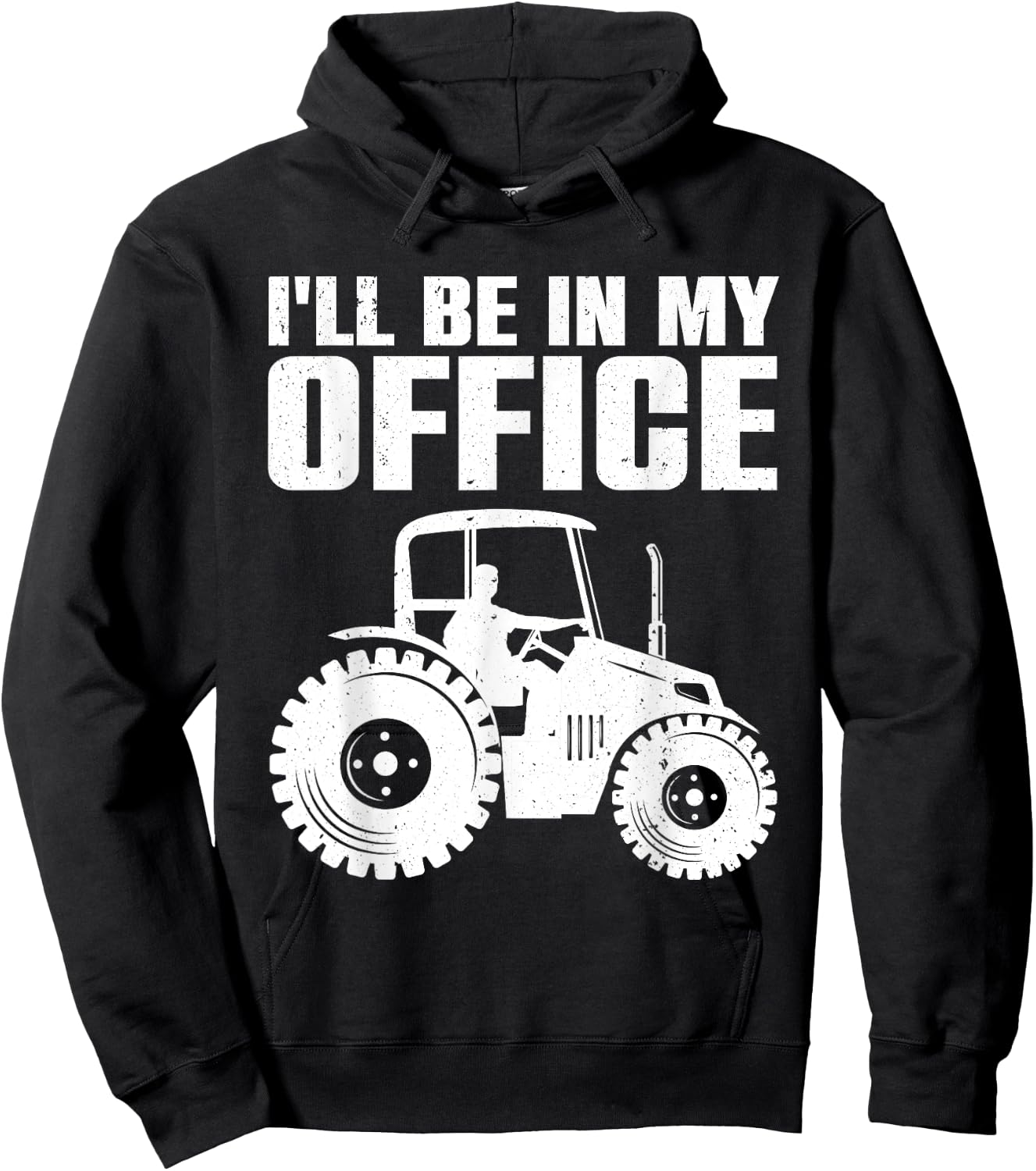 Best Tractor Women Farming Agriculture Farmer Office Hoodie - Hoodie | Black