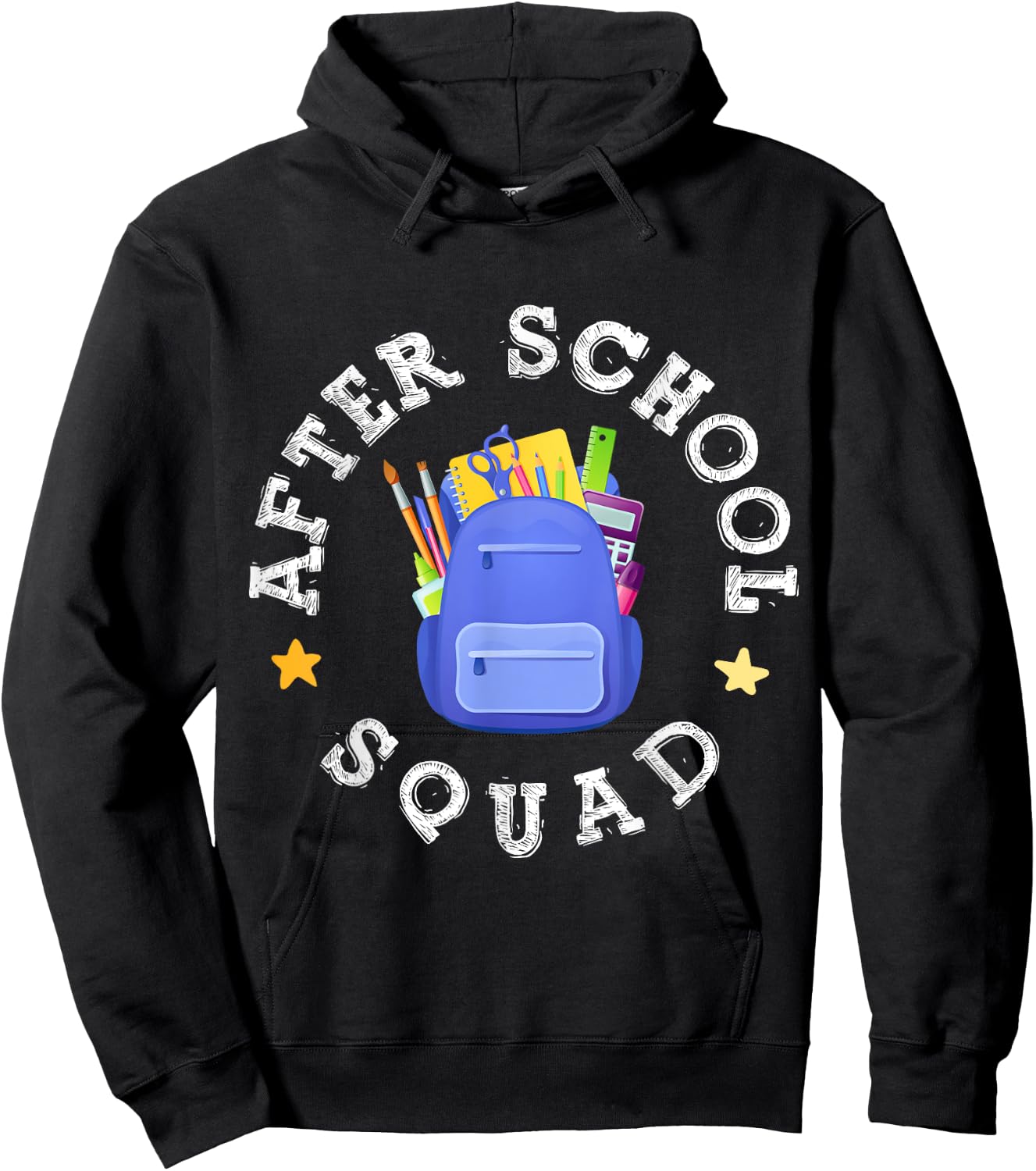After School Squad Program Staff Appreciation Teacher Hoodie - Hoodie | Black