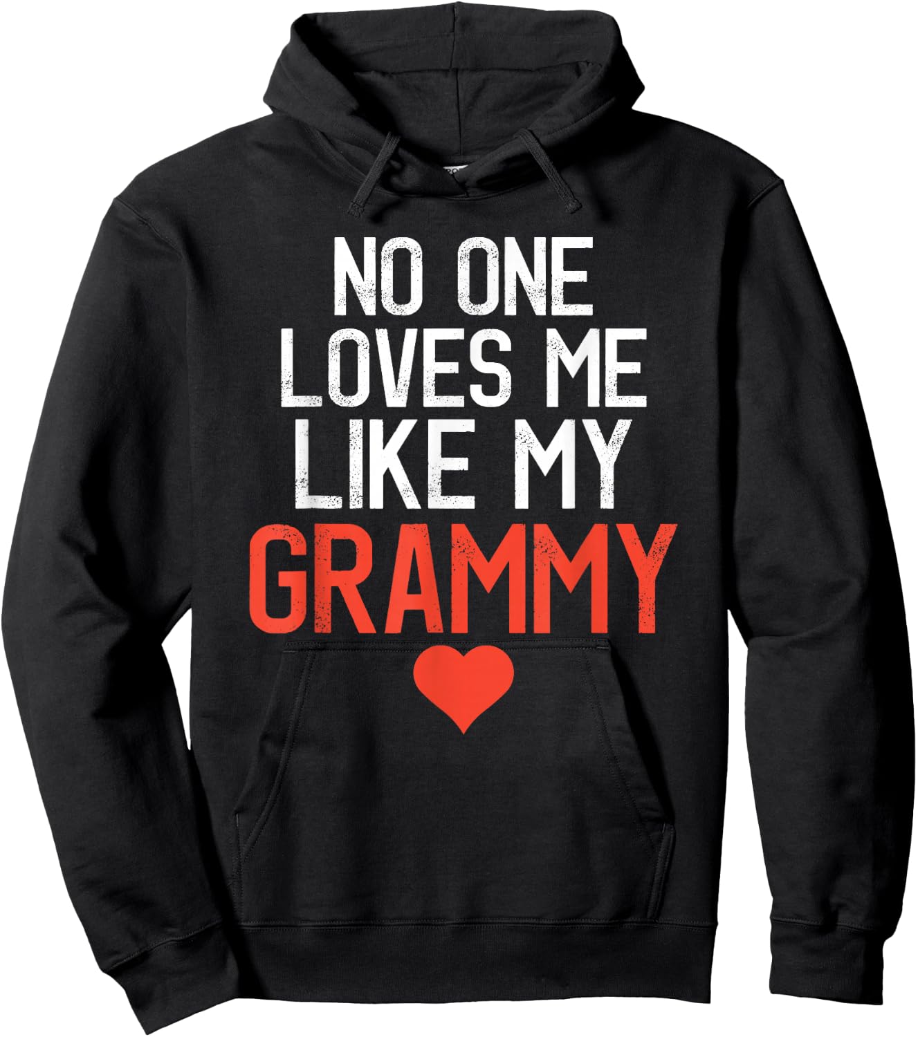 No One Loves Me Like My Grammy Mother's Day Birthday Party Hoodie - Hoodie | Black