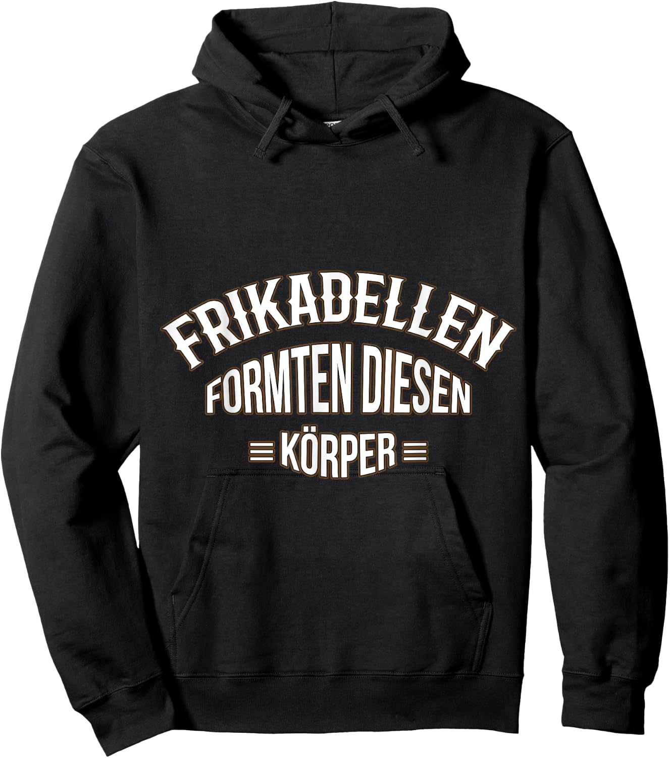 Fry dents shape this body – Frika dents Hoodie - Hoodie | Black