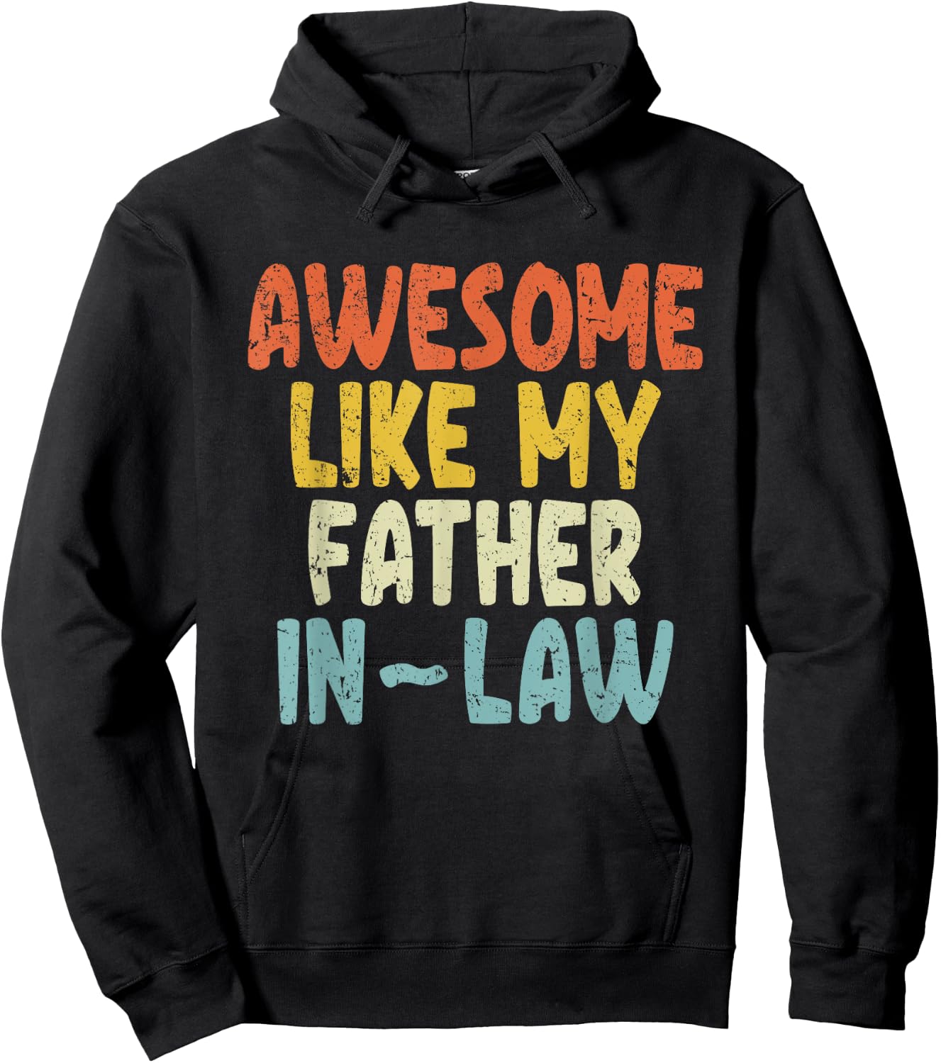 Awesome like my Father-In-Law Hoodie - Hoodie | Black