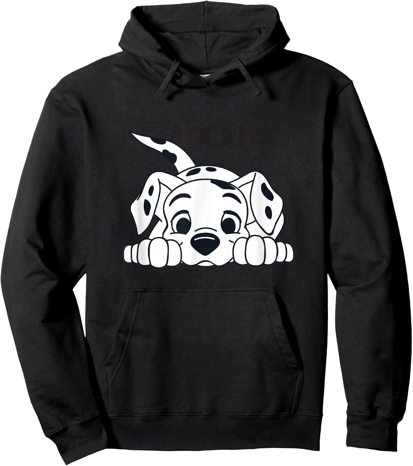 Disney 101 Dalmatians Playful Position Puppy Logo V2 Hoodie - Hoodie | Black