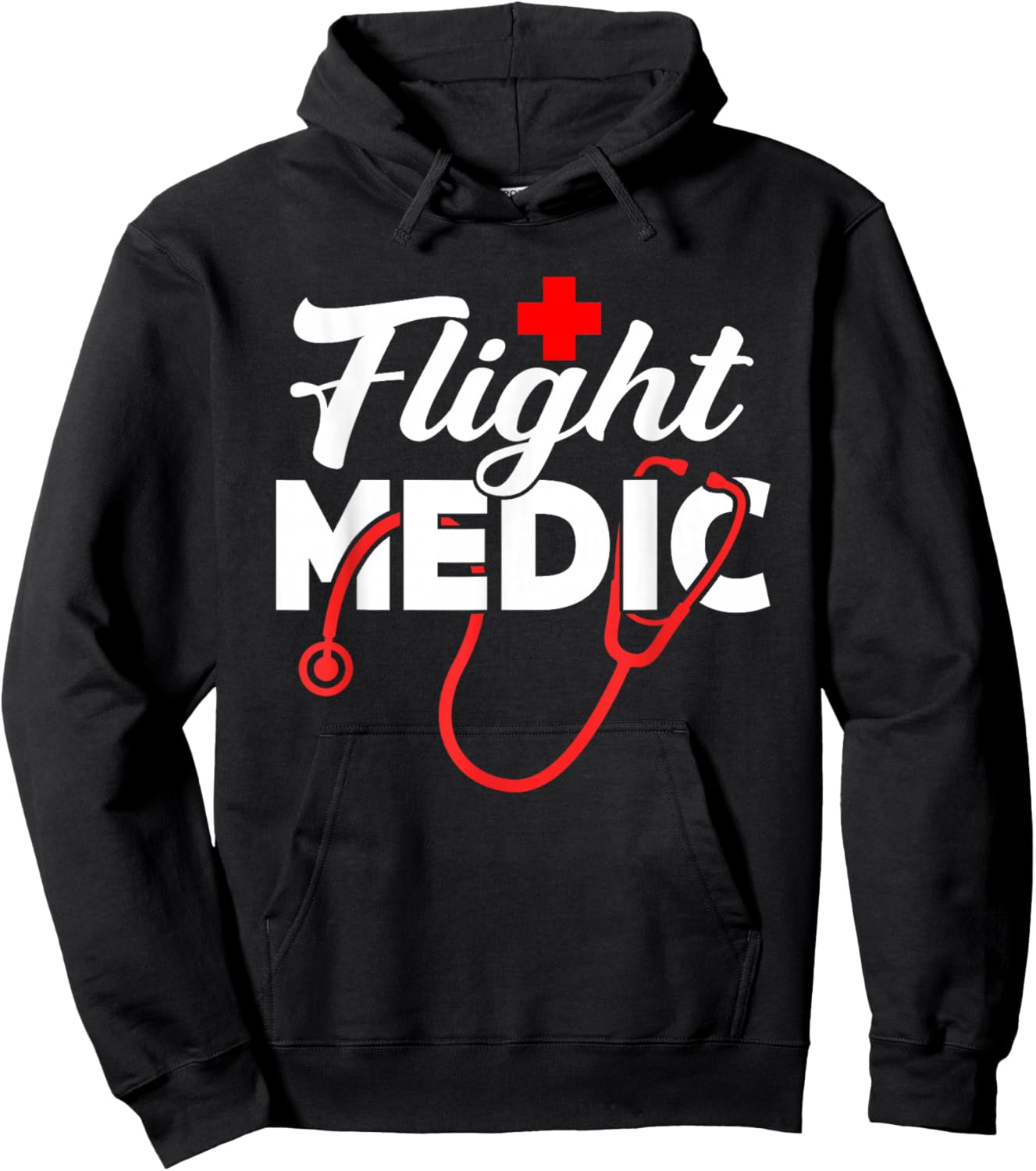 Flight Medic Job Nurse Team Hoodie - Hoodie | Black