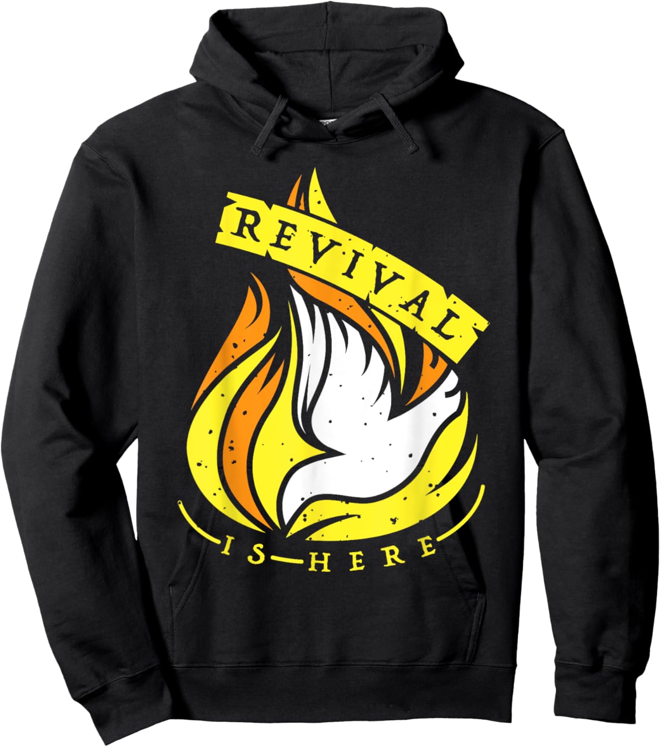 Revival Is Here Christian - Pentecost Hoodie - Hoodie | Black