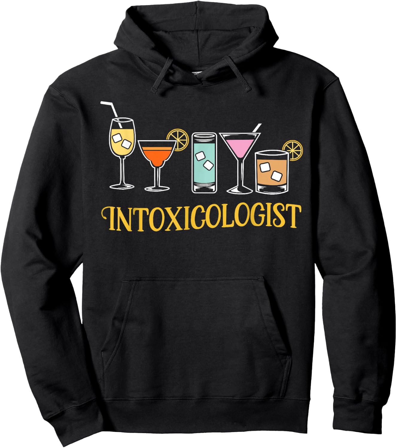 Cocktail Drink Intoxicologist Tapster Bartender Hoodie - Hoodie | Black