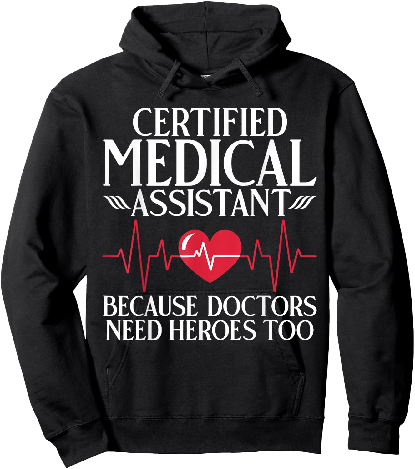 Certified Medical Assistant Hoodie - Hoodie | Black