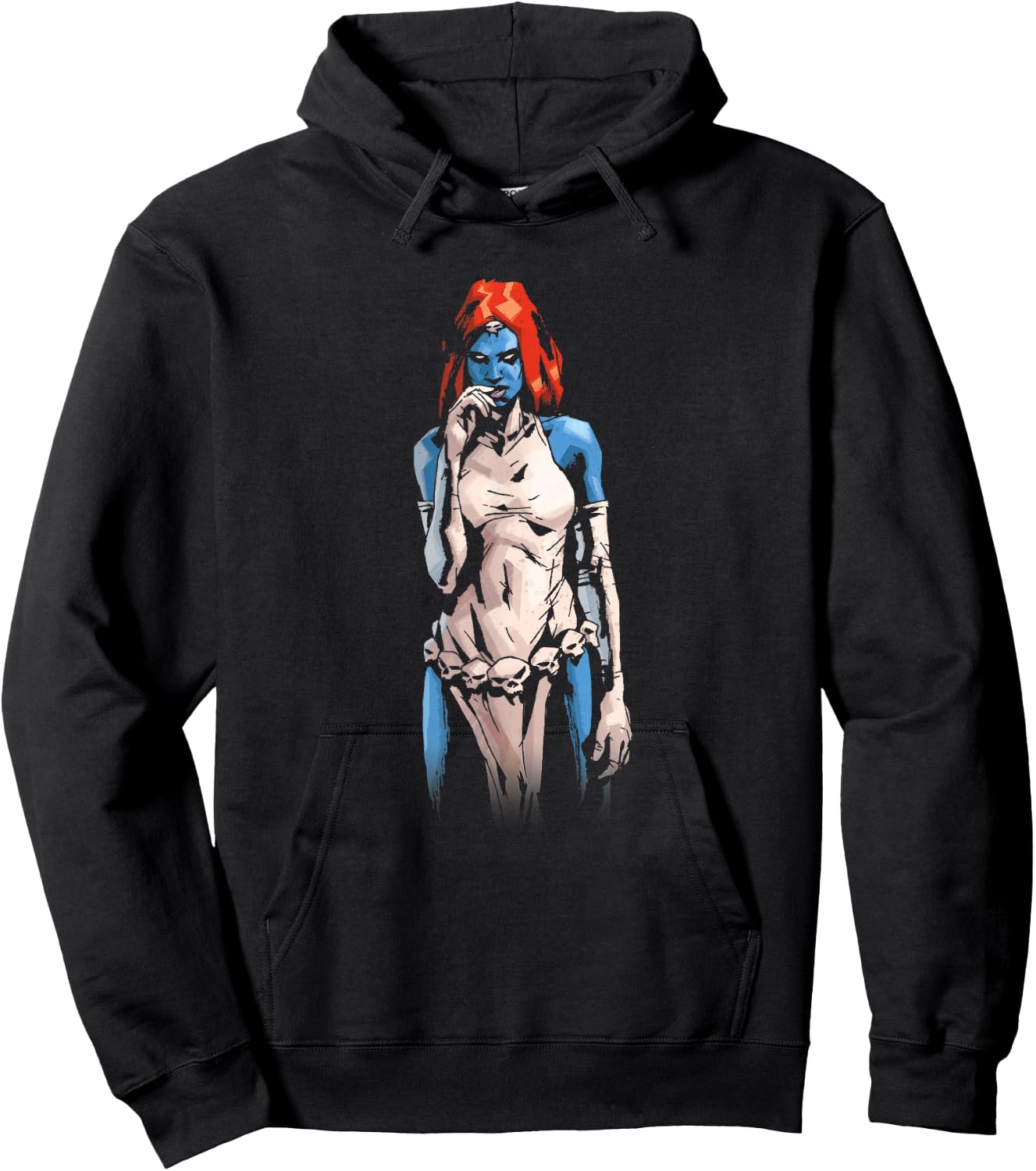 Marvel X-Men Eerie Mystique Standing Portrait Hoodie - Hoodie | Black