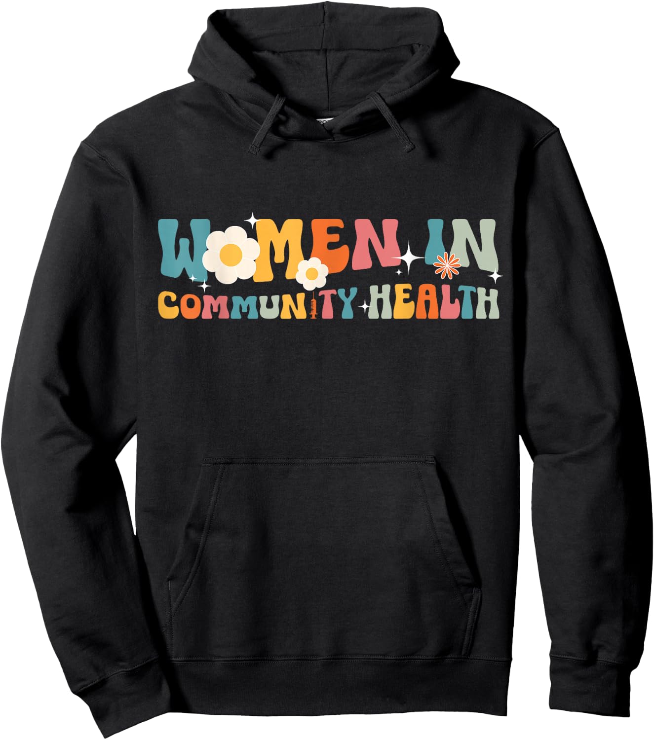 Women In Community Health Worker Community Healthcare Worker Hoodie - Hoodie | Black