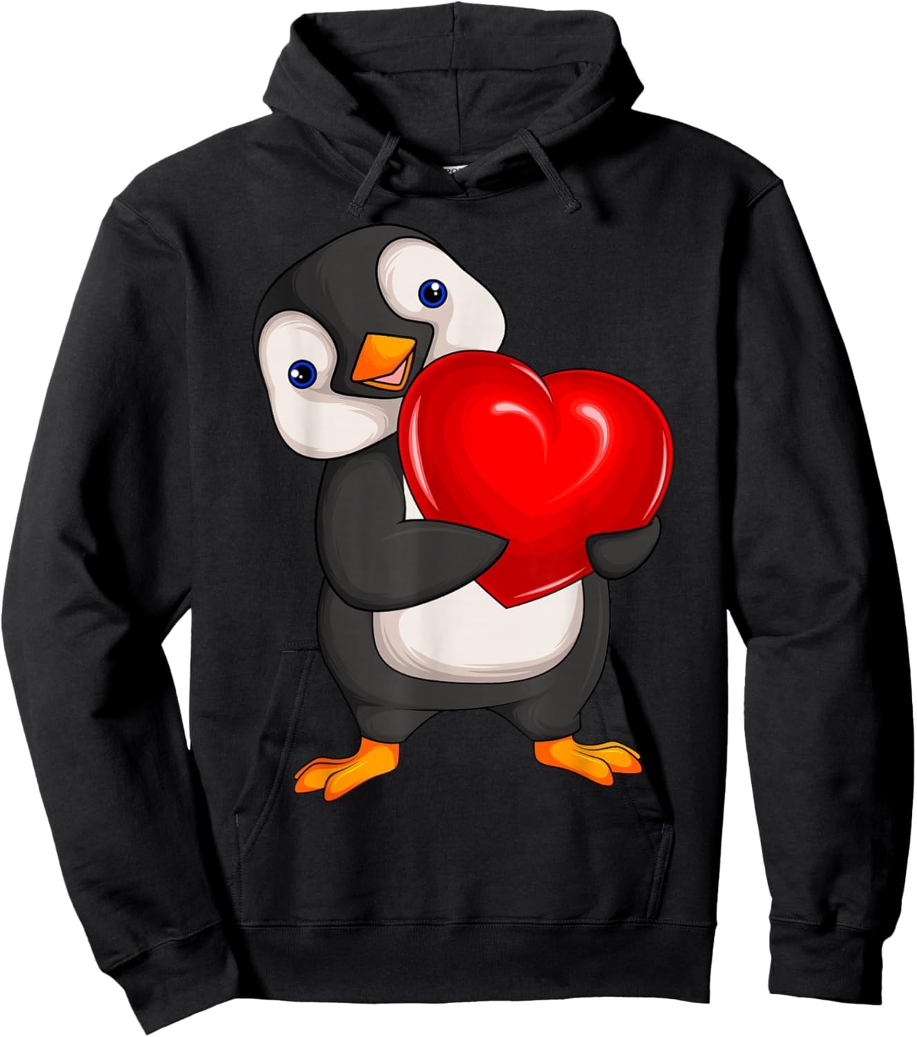 Penguin Women's Girls Children Penguin Hoodie - Hoodie | Black