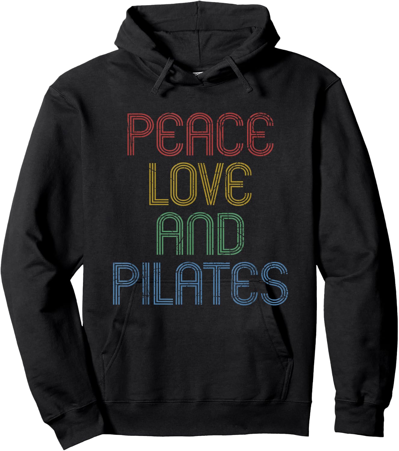 Funny Meditation Pilates Instructor - Yoga & Pilates Hoodie - Hoodie | Black