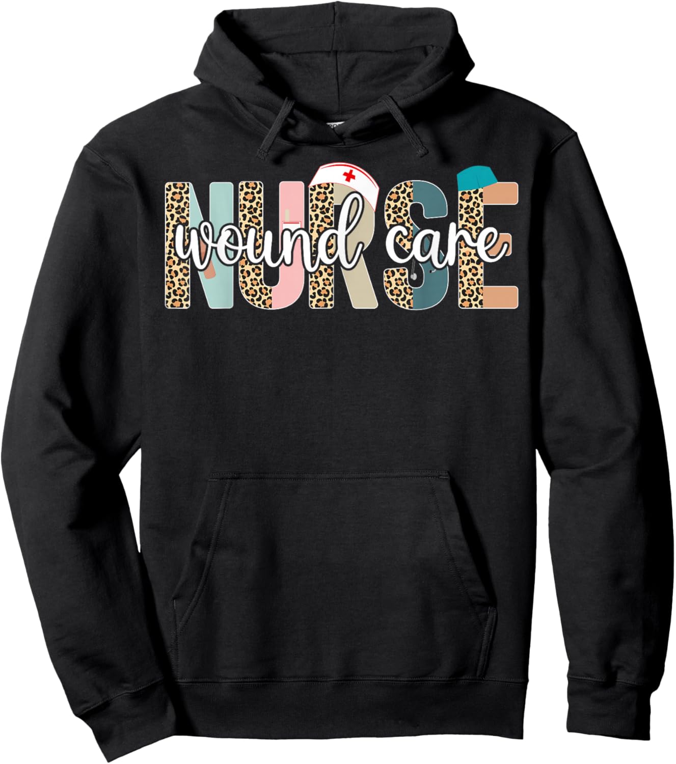 Wound Care Nurse Hoodie - Hoodie | Black