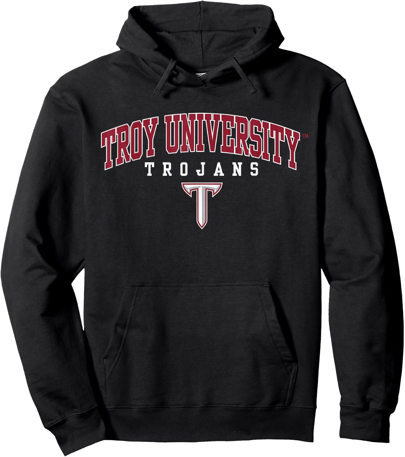 Troy University Trojans | Official NCAA Merch | NCAFTRY02 Hoodie - Hoodie | Black