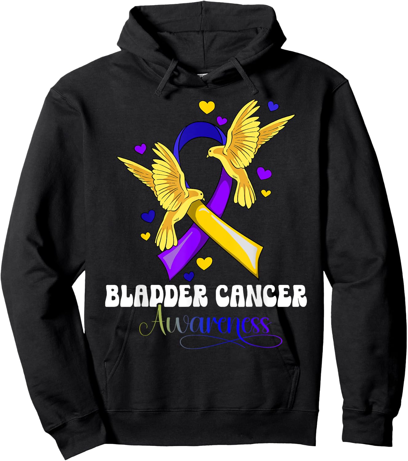 Bladder Cancer Awareness Hoodie - Hoodie | Black