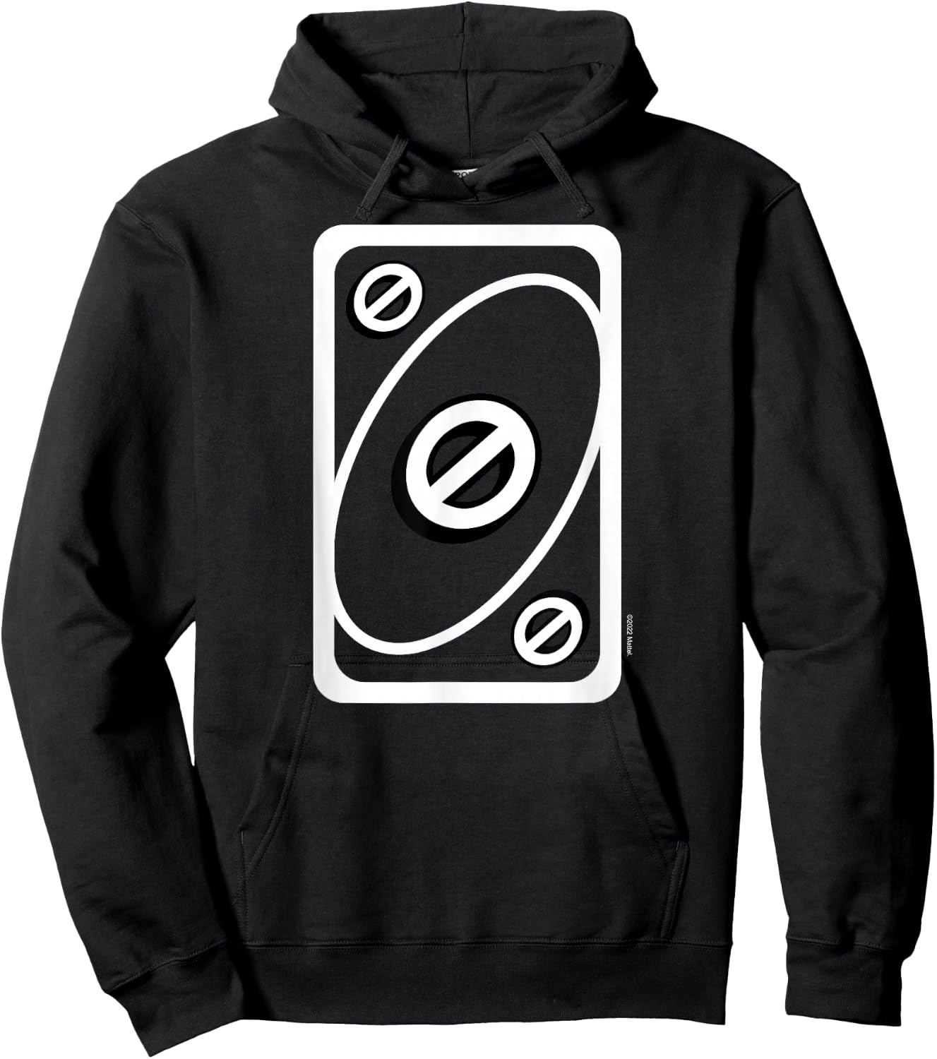 UNO - Blue Skip Card Hoodie - Hoodie | Black