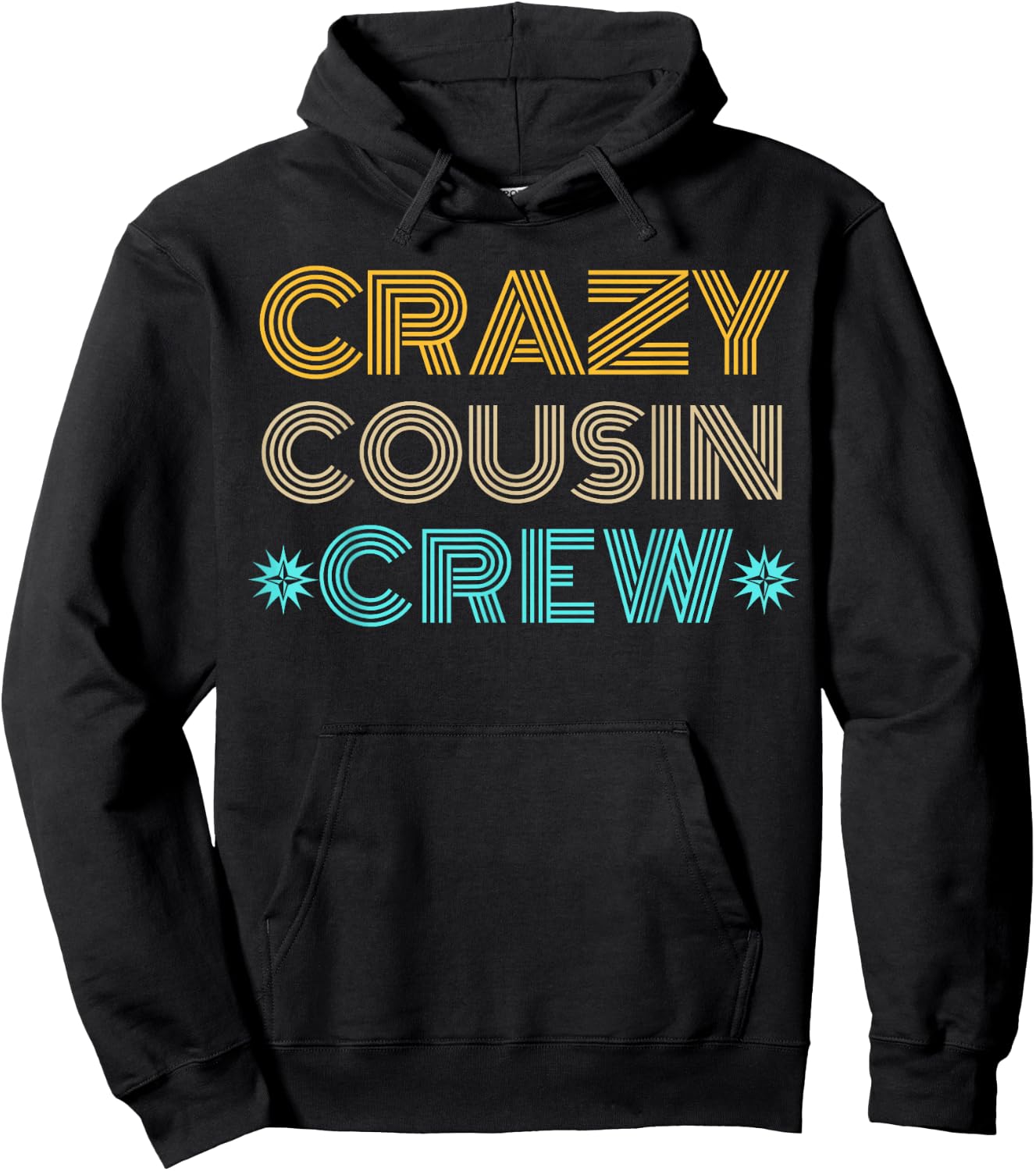 Crazy Cousin Crew Hoodie - Hoodie | Black