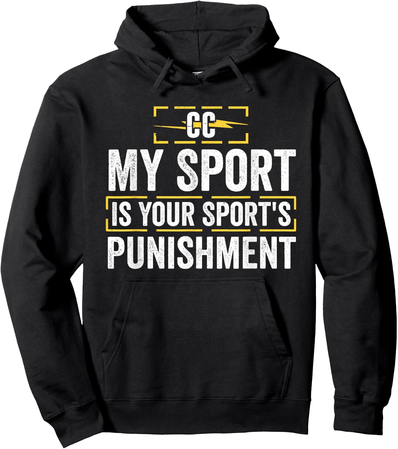 My sport is the punishment in your sport Hoodie - Hoodie | Black