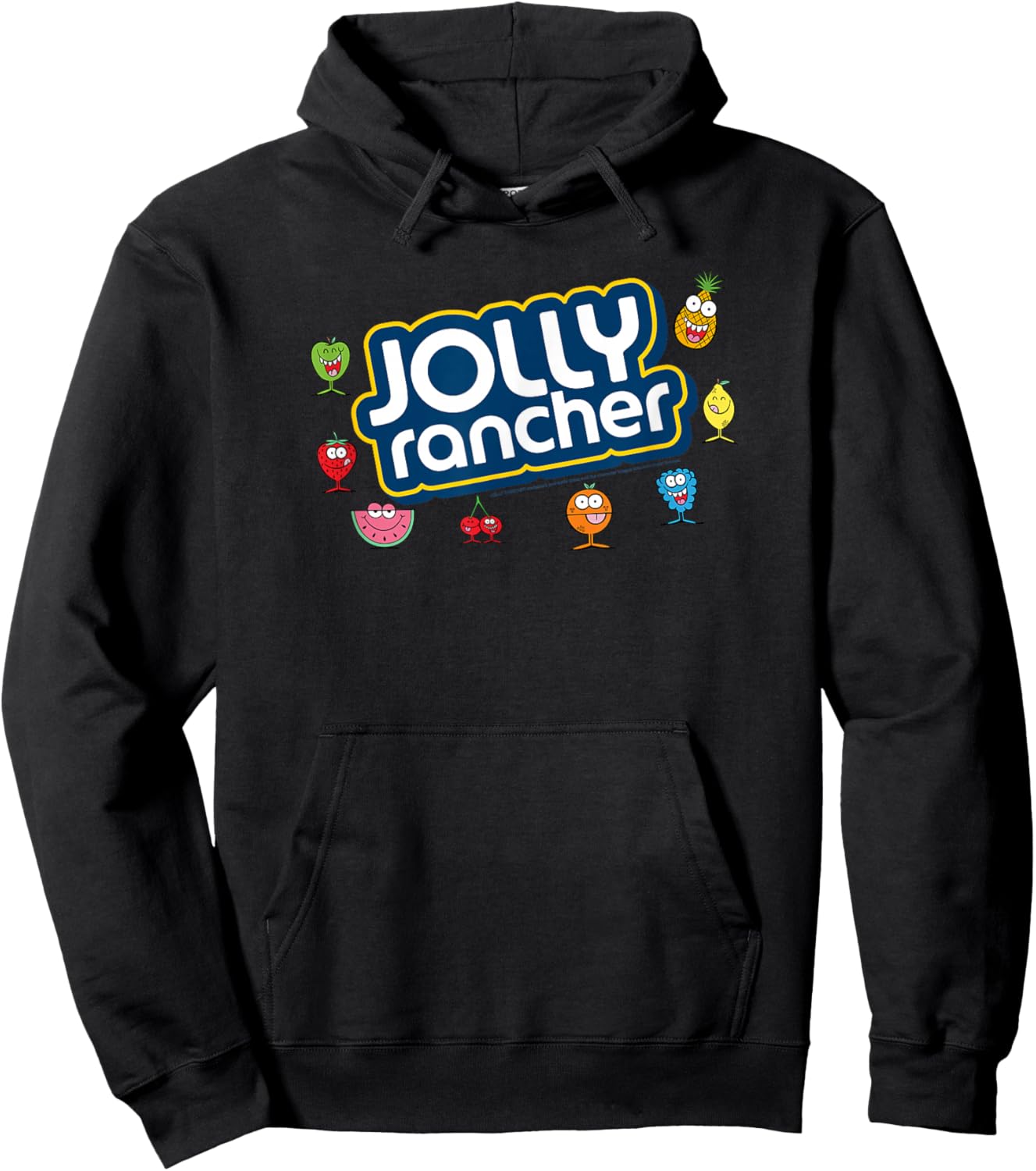 Jolly Rancher Fruits Gang Official Iconic Logo Hoodie - Hoodie | Black