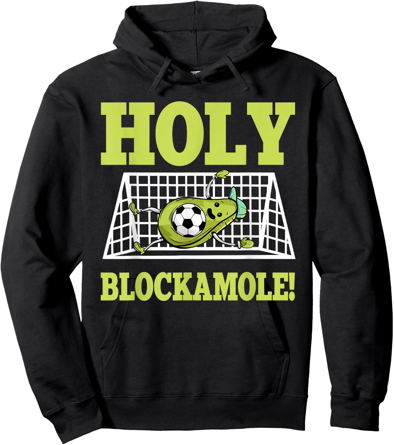 Goalie Soccer Player Goalkeeper Guacamole Lover Goaltender Hoodie - Hoodie | Black
