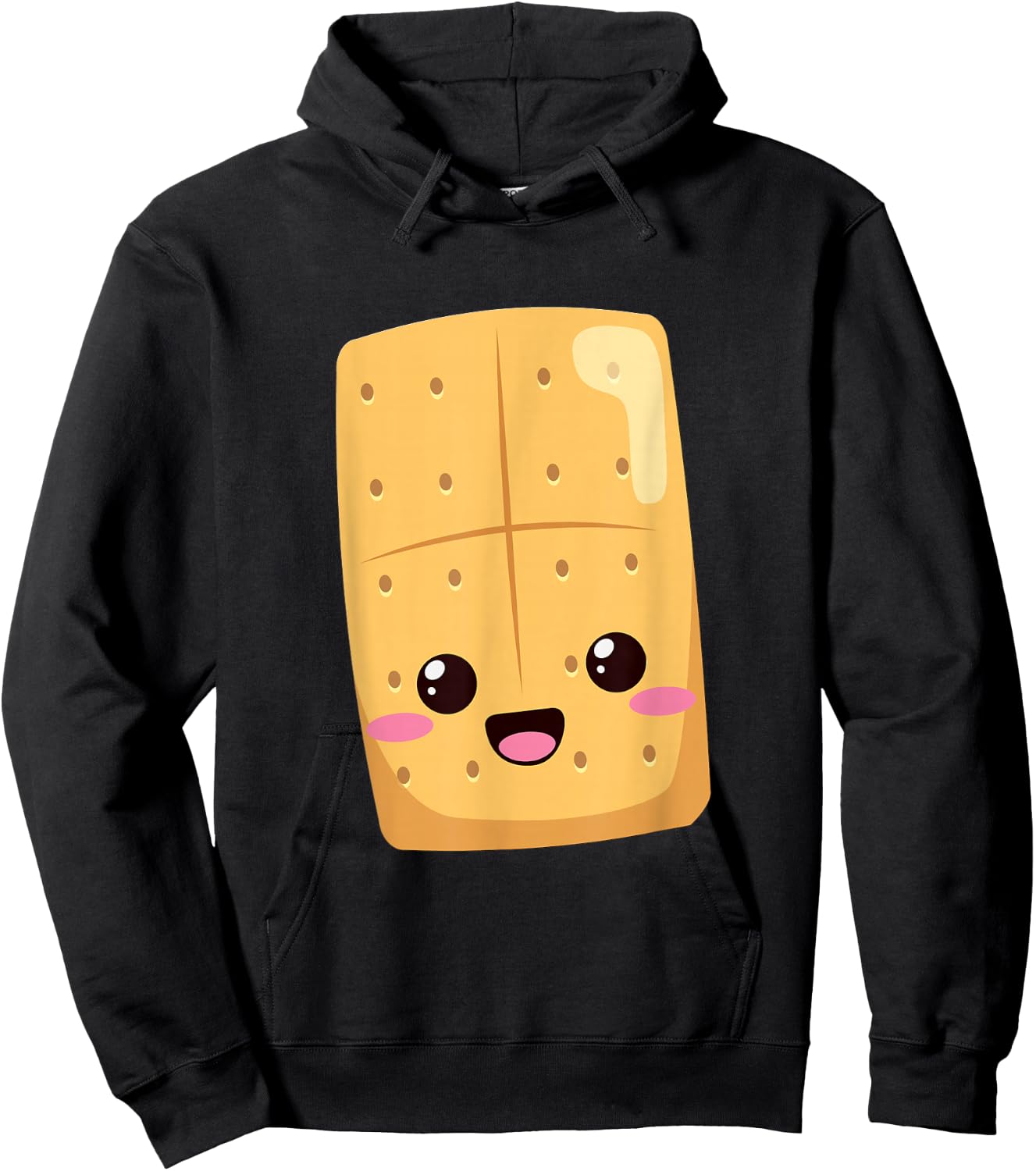 Kawaii Halloween Group Costume Party S'Mores Graham Cracker Hoodie - Hoodie | Black