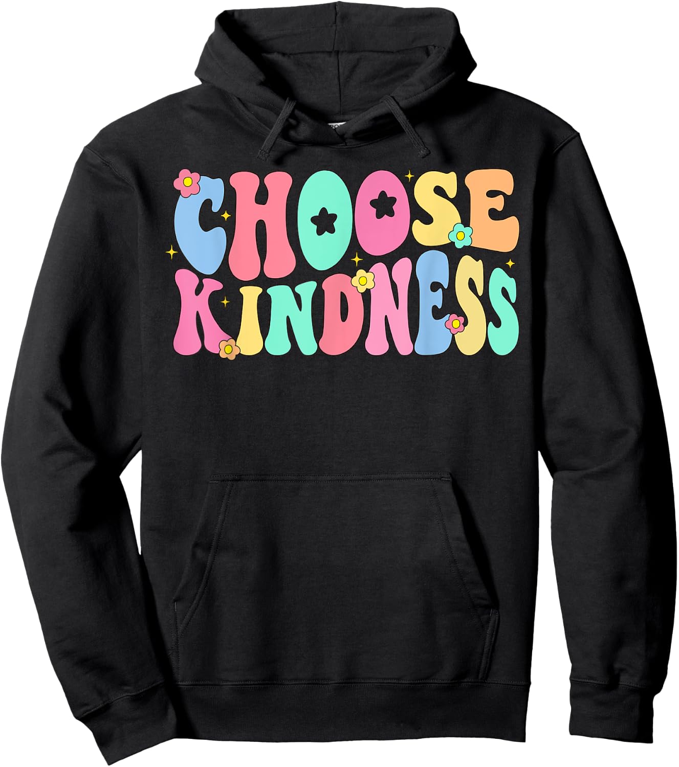 Choose Kindness Be Kind Inspirational Teacher Women Kids Hoodie - Hoodie | Black