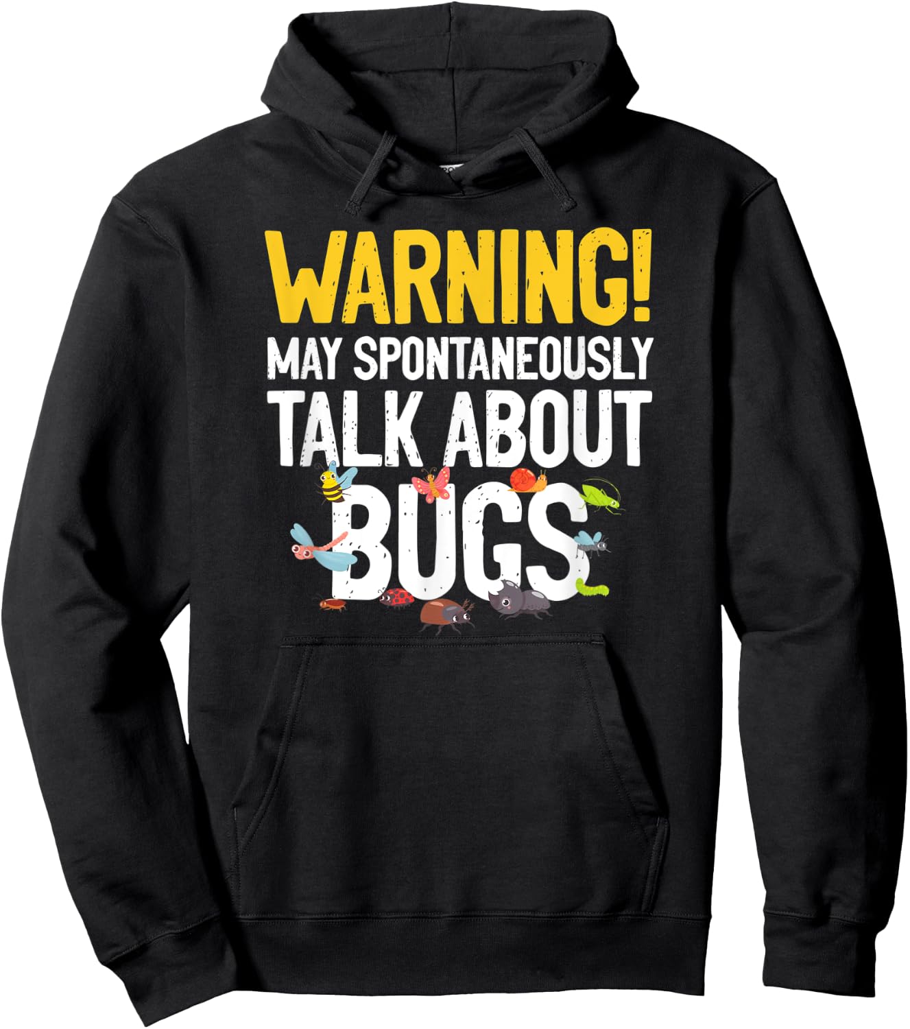 Cool Bug Women Insect Lady Bug Lover Moth Entomology Hoodie - Hoodie | Black