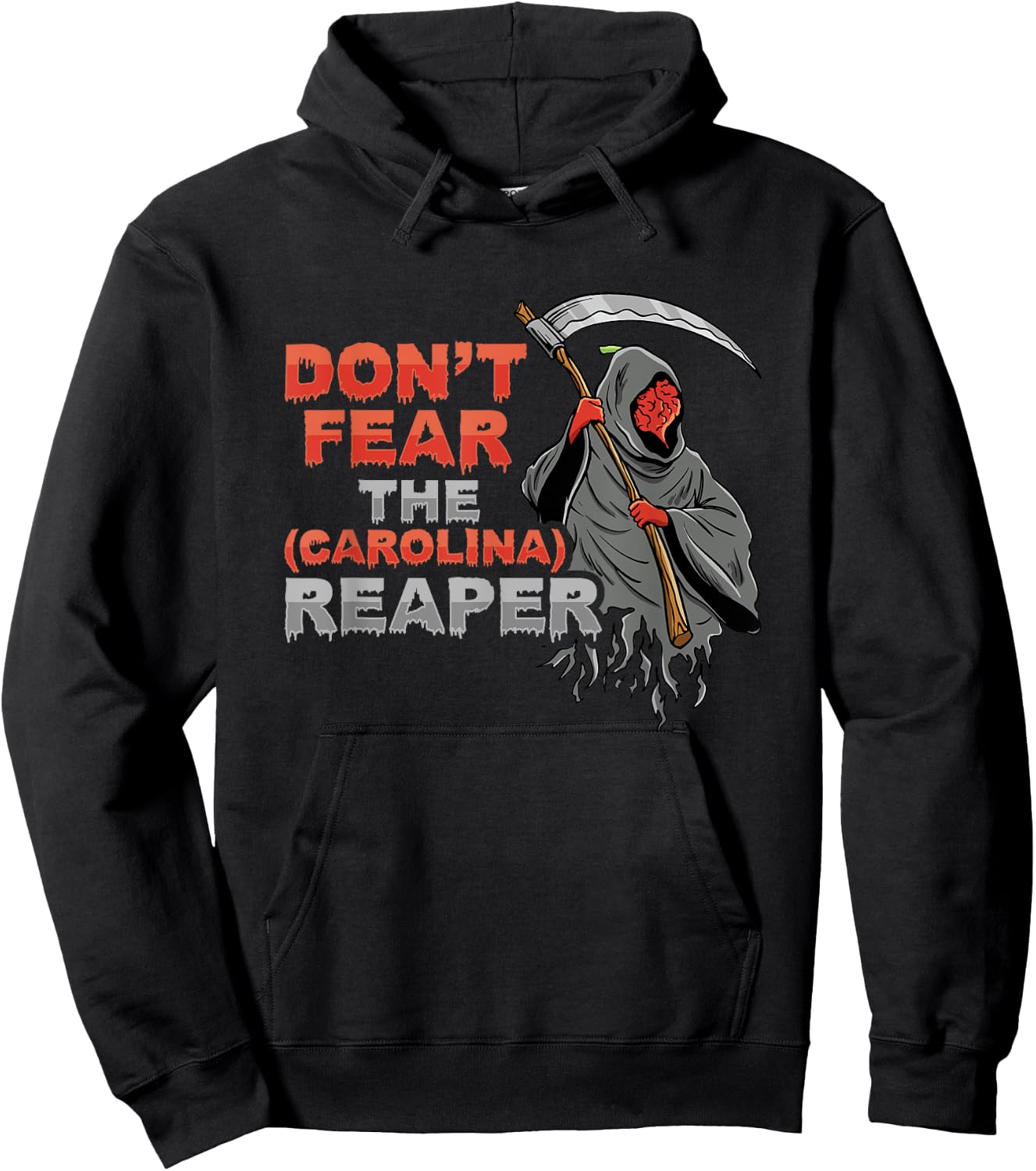 Dont fear the Carolina Reaper Design Hoodie - Hoodie | Black
