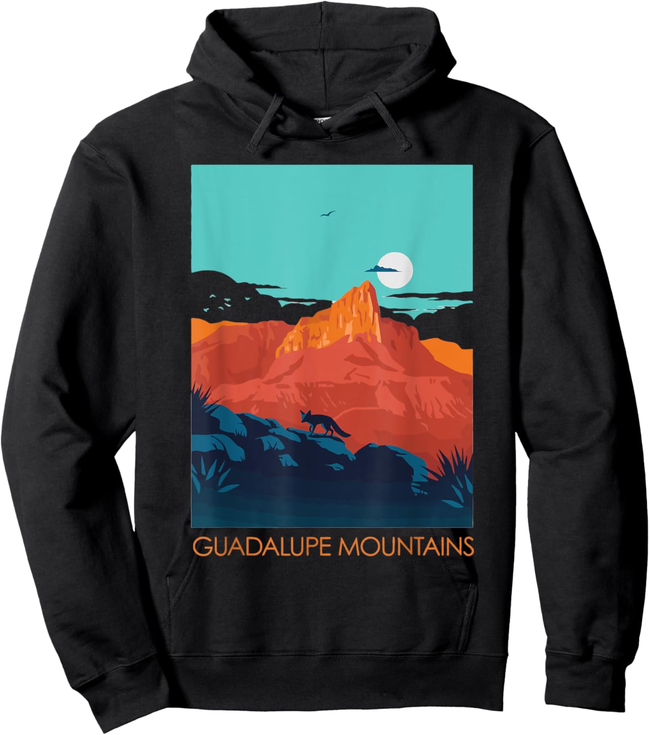 Guadalupe Mountains National Park Texas TX Hoodie - Hoodie | Black