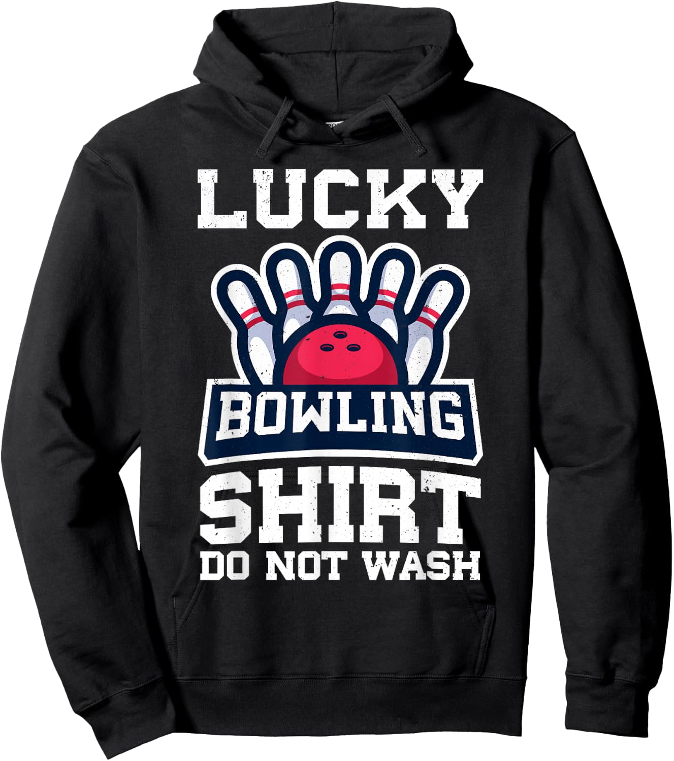 Funny Bowling Design Women Kids Bowling Lover Bowler Hoodie - Hoodie | Black