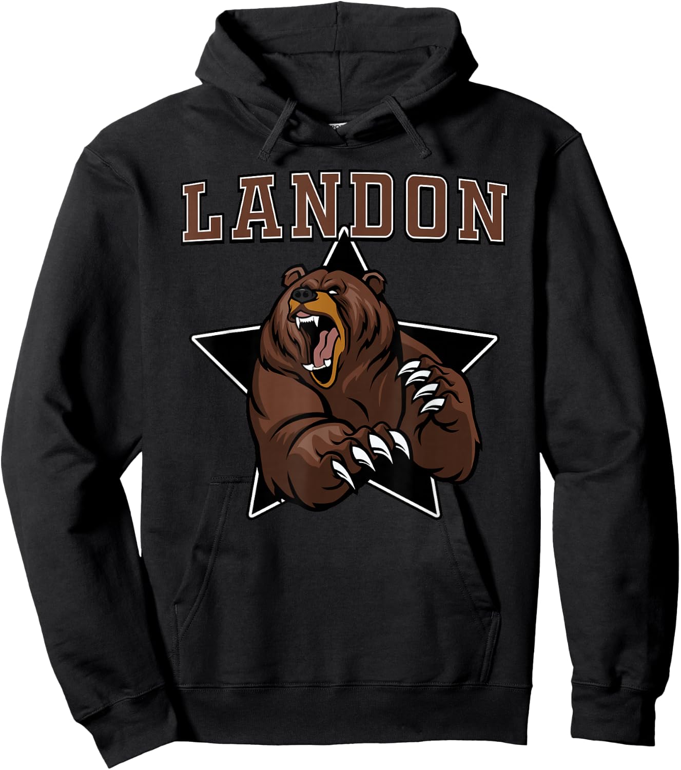 Landon Bears High School Team Spirit Hoodie - Hoodie | Black