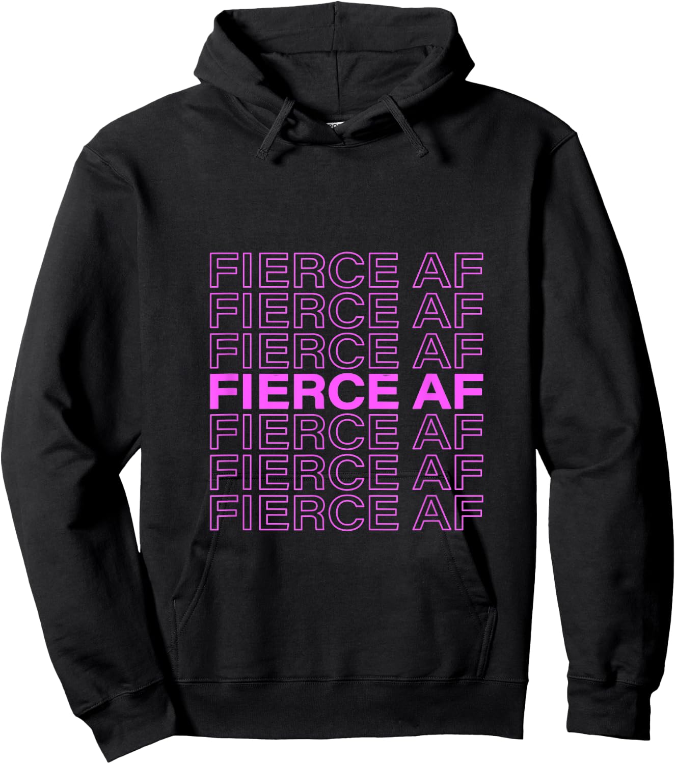 Fierce AF Fierce Hoodie - Hoodie | Black