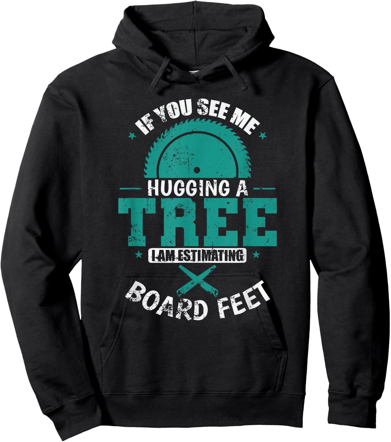 If you See Me Hugging a Tree Forester Hoodie - Hoodie | Black