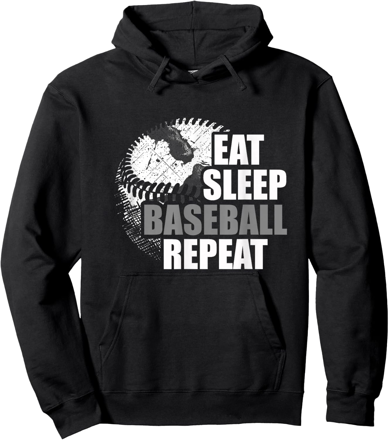 Baseball Hoodie - Hoodie | Black