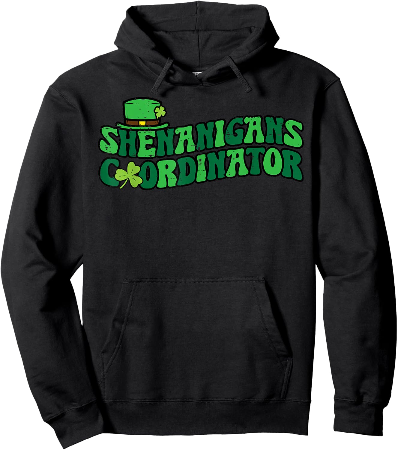 St Patricks Day Shenanigans Coordinator Saint Pattys Teacher Hoodie - Hoodie | Black
