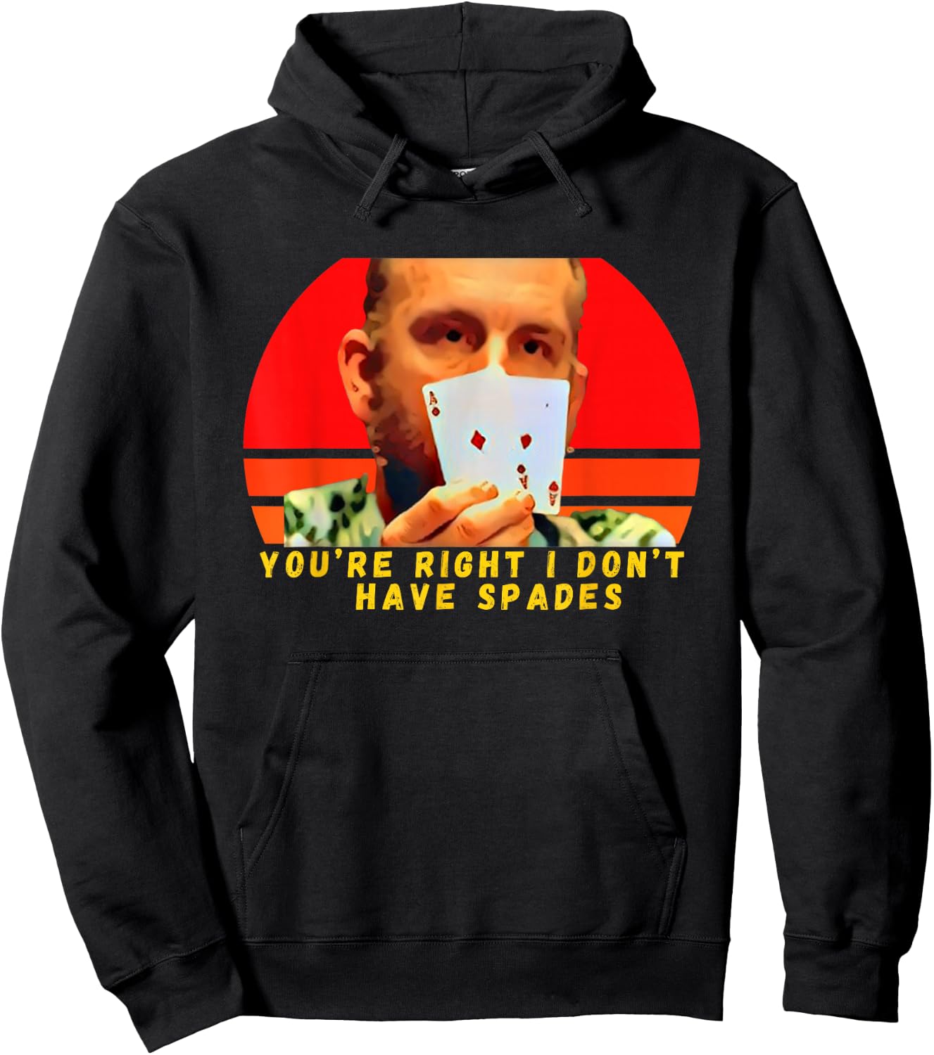 Rounders Movie, Classic Cinema, Pocket Aces, Poker Lovers Hoodie - Hoodie | Black