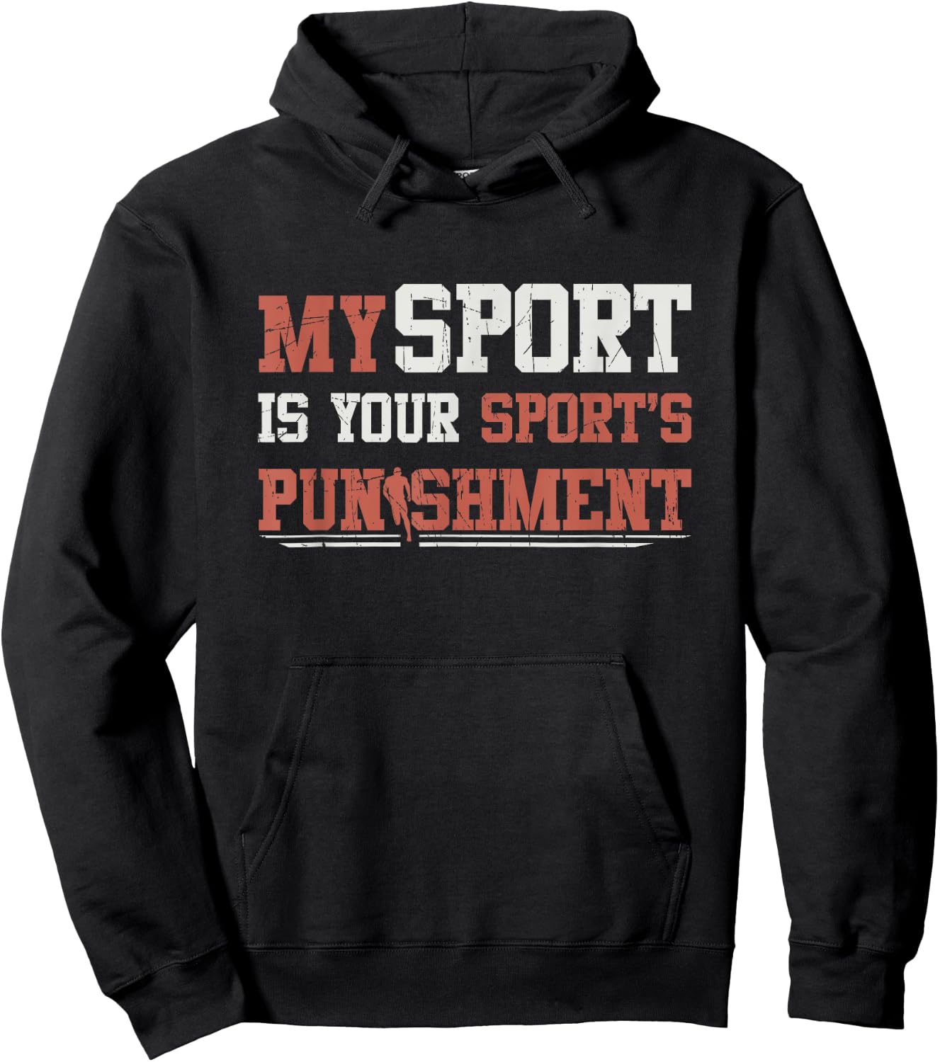 My Sport Is Die Punation Bei Deiner Sport! Runner Hoodie - Hoodie | Black