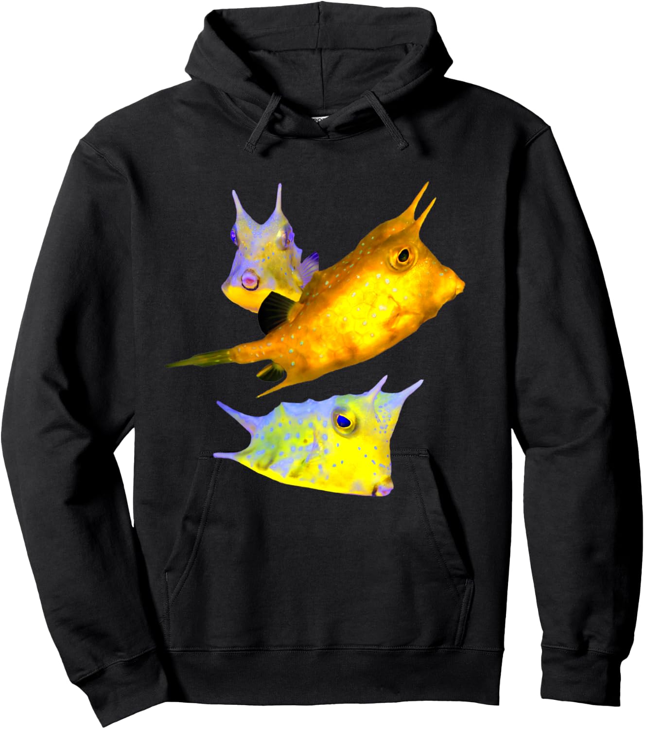 Codfish Fish Saltwater Aquarium Reef Tank Cowfish Lovers Hoodie - Hoodie | Black