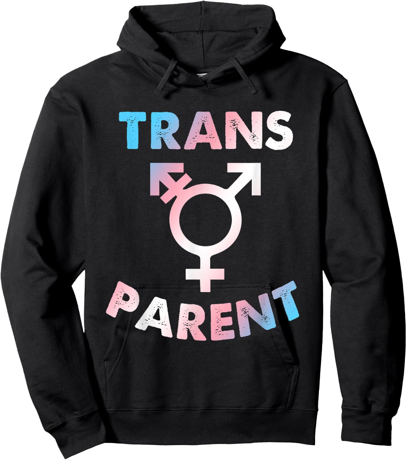 Trans Parent Transgender Apparel Hoodie - Hoodie | Black