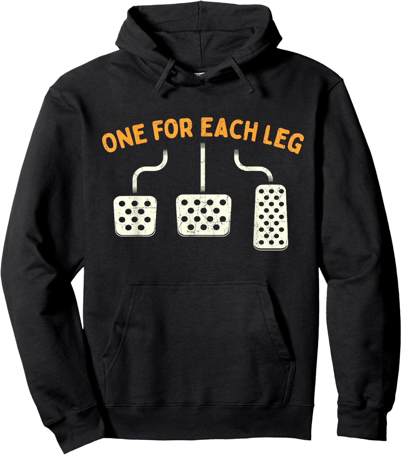 One For Each Leg - Mechanic Car Lover Race Car Hoodie - Hoodie | Black