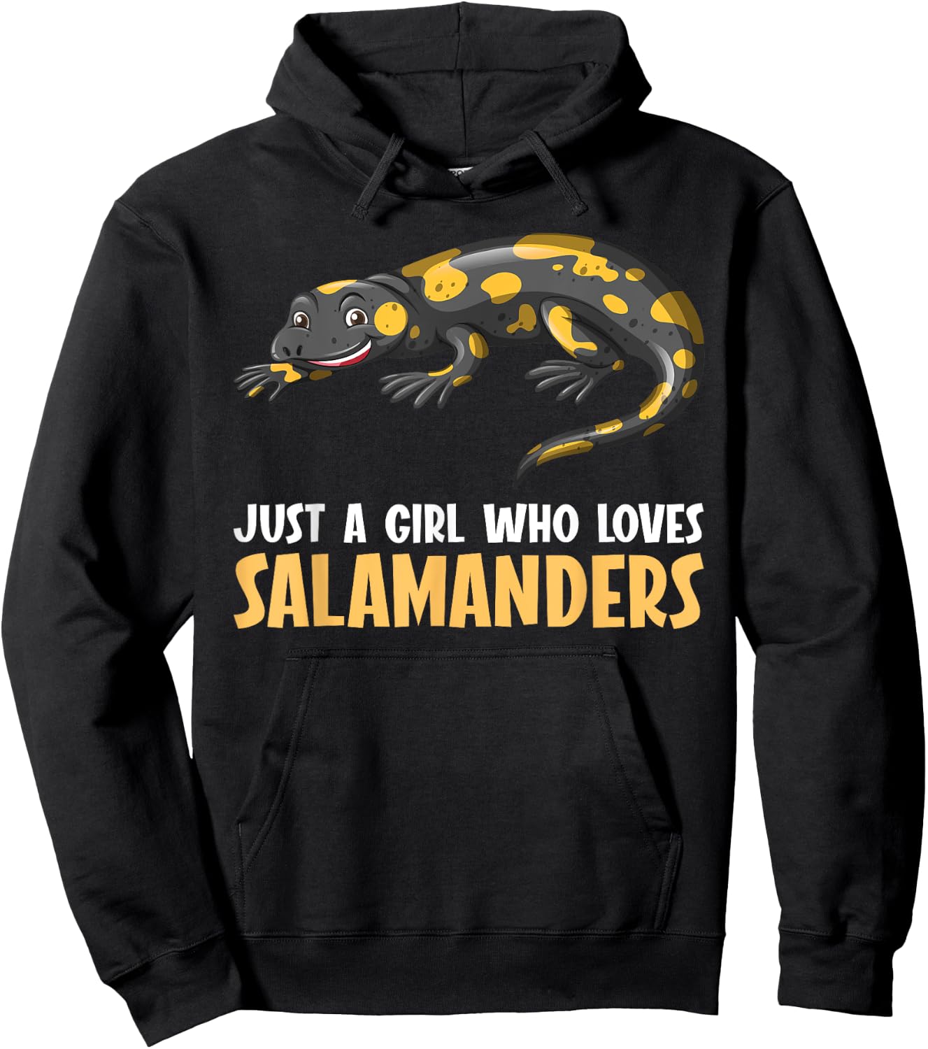 Just a girl who loves Salamanders Salamander Hoodie - Hoodie | Black