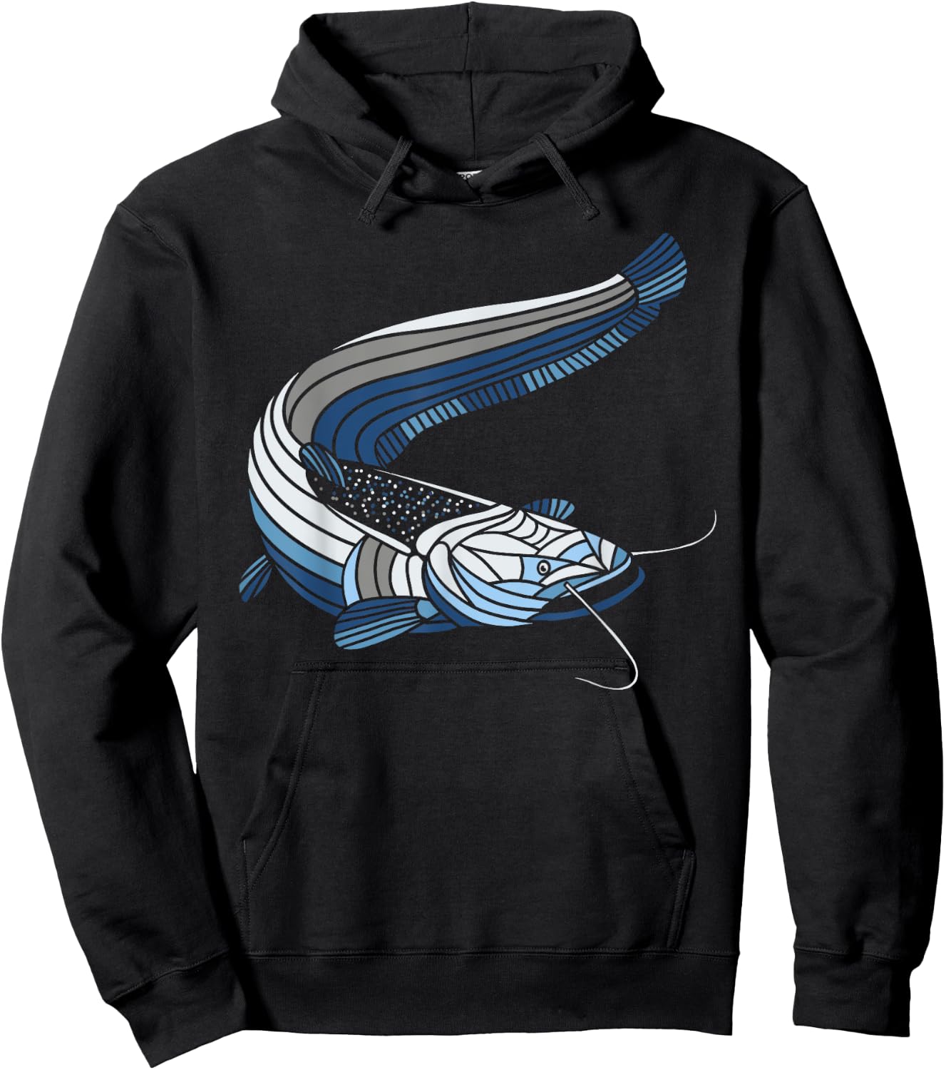 Wels Catfish Sheatfish Hoodie - Hoodie | Black