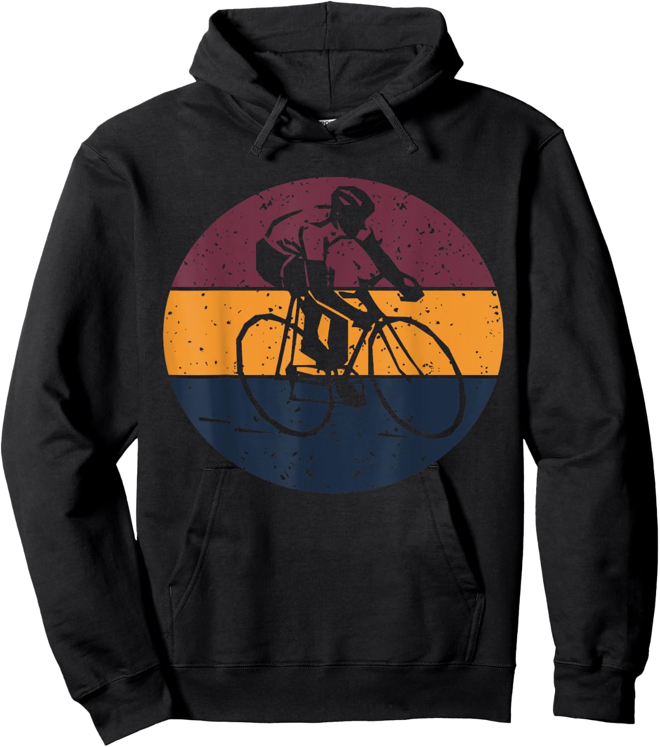 Vintage Cycling Funny Classic Bicycle Bicycling Lover Outfit Hoodie - Hoodie | Black