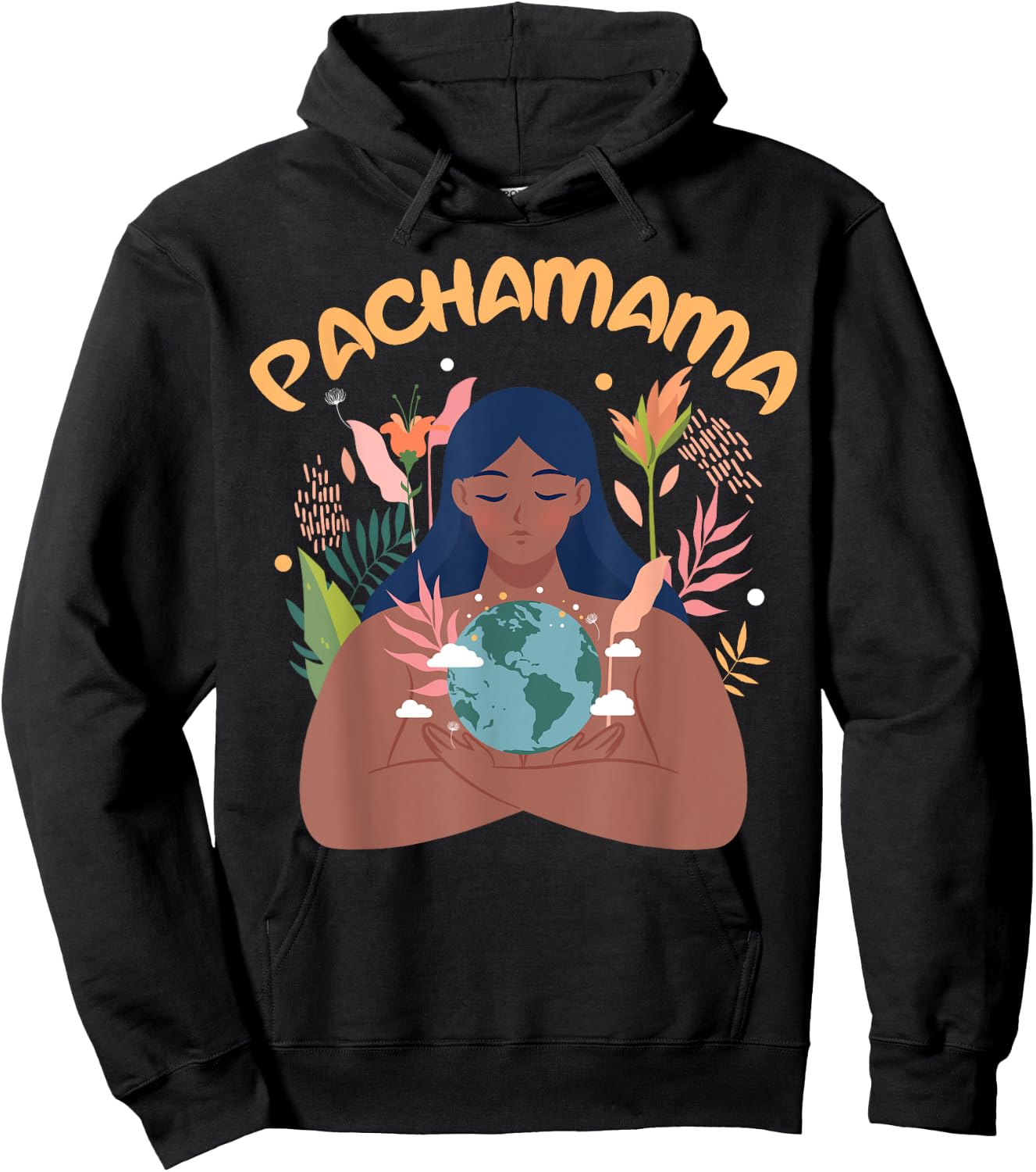 La Pachamama Indigenous Mother Earth Latino Quechua Aymara Hoodie - Hoodie | Black